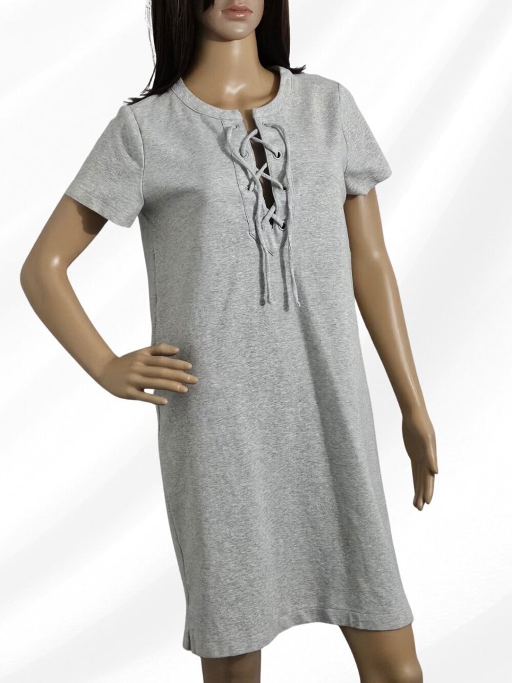 J Crew Grey T Shirt Style Dress Size Small Casual Dress